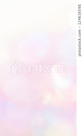 Stylish rainbow pink glitter ball bokeh background material Beautiful gradation pale pink color 124616598