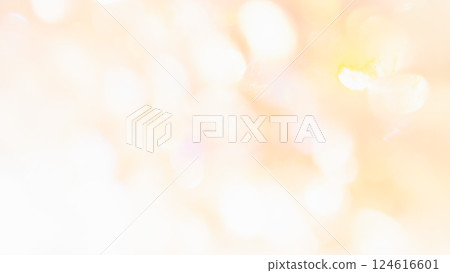 橙黃色閃亮柔和背景材質美麗的漸層散景 橙黃色閃亮柔和背景材質美麗的漸層散景 124616601