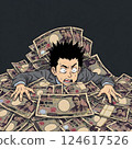 A man with money problems 124617526