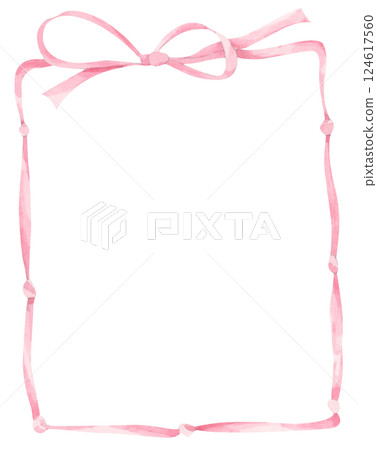Watercolor bow frame collection featuring coquette style ribbons in blush tones, ideal for cute card designs, decorative borders, and digital crafts. Watercolor bow frame collection featuring coquette style ribbons in blush tones, ideal for cute card designs, decorative borders, and digital crafts. 124617560
