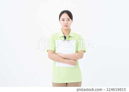 Young care worker woman 124619815