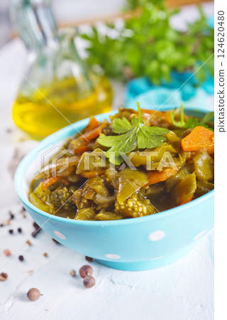 Daraba, dish prepared with okra, tomatoes, sweet potatoes, greens, peanut butter, Chadian cuisine, Daraba, dish prepared with okra, tomatoes, sweet potatoes, greens, peanut butter, Chadian cuisine, 124620480