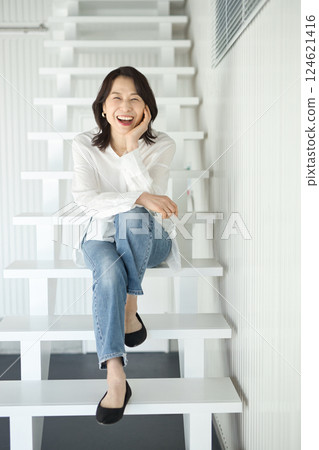 中年女性美 中年女性美 124621416