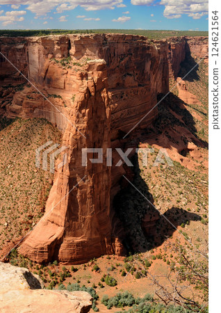Surrounding Terrain, Cliffs, and Valley Canyon De Chelly Arizona 124621564