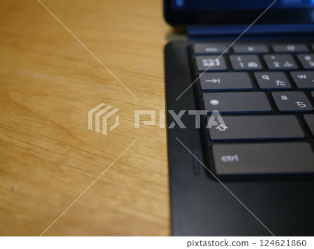 Computer in the background Copy space for work 124621860