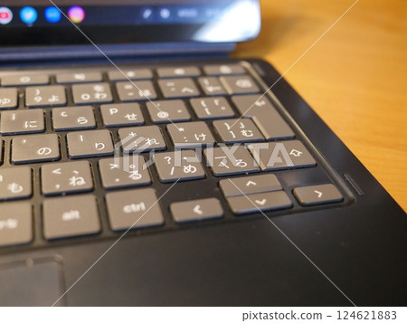 Computer in the background Copy space for work Computer in the background Copy space for work 124621883