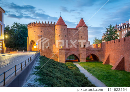 Warsaw Barbican (Barbakan Warszawski) - a medieval fortified gateway 124622264