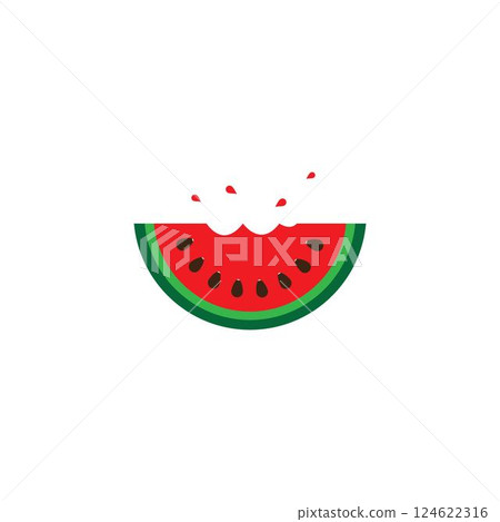 Watermelon logo vector 124622316