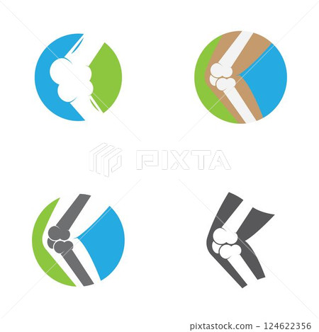 Bone ilustration logo vector 124622356