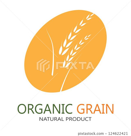 wheat Logo Template vector icon design wheat Logo Template vector icon design 124622421