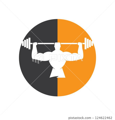 Bodybuilder Logo Template Bodybuilder Logo Template 124622462