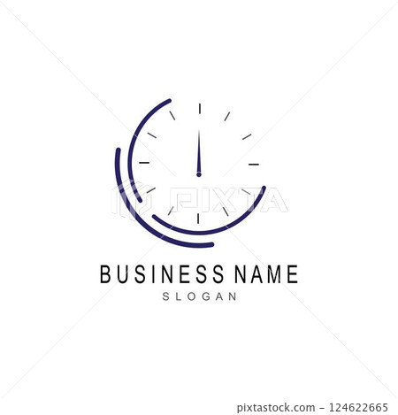 clock logo template vector clock logo template vector 124622665