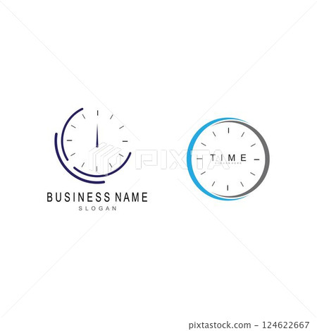 clock logo template vector clock logo template vector 124622667