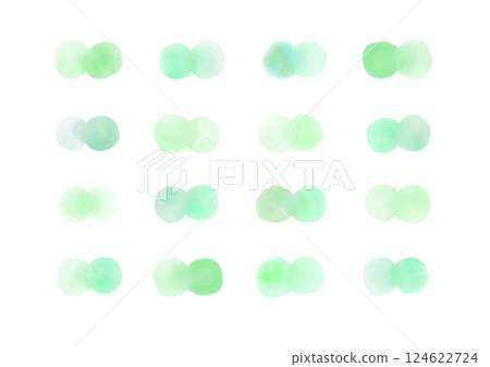 Round watercolor ornament 6 Round watercolor ornament 6 124622724