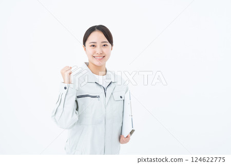 Young female worker Young female worker 124622775