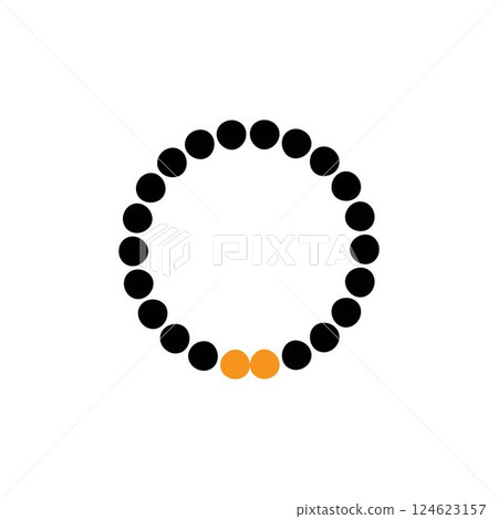 Bracelet shop badge logo modern illustration Bracelet shop badge logo modern illustration 124623157