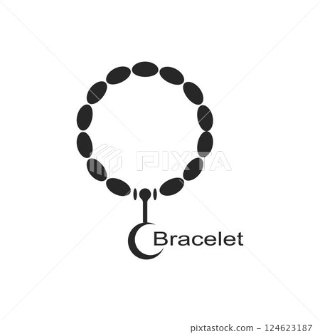 Bracelet shop badge logo modern illustration Bracelet shop badge logo modern illustration 124623187