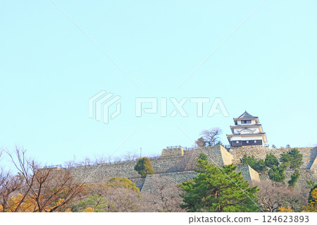 香川縣丸龜市丸龜城風景 香川縣丸龜市丸龜城風景 124623893
