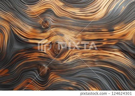 Natural wooden grain texture in high resolution. 124624301
