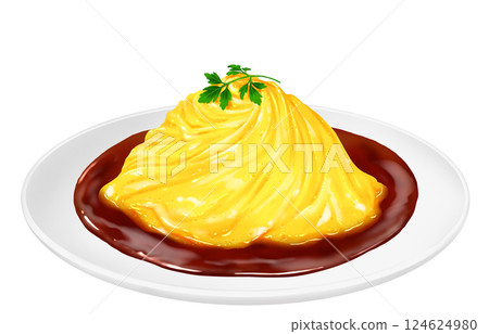 蛋包飯佐濃醬 124624980