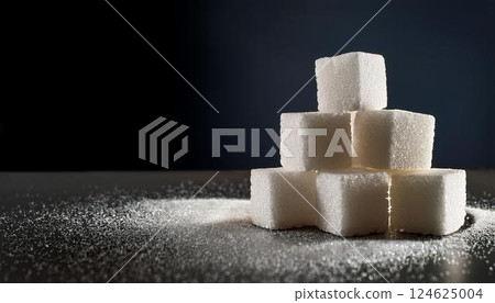 堆積的糖塊 124625004