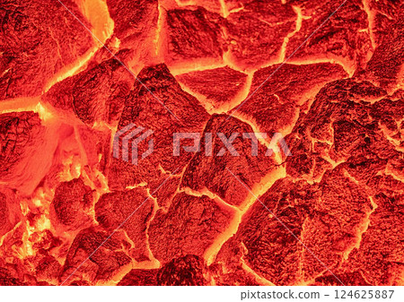燃燒的岩漿 124625887