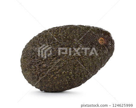 Avocado on white background Avocado on white background 124625999