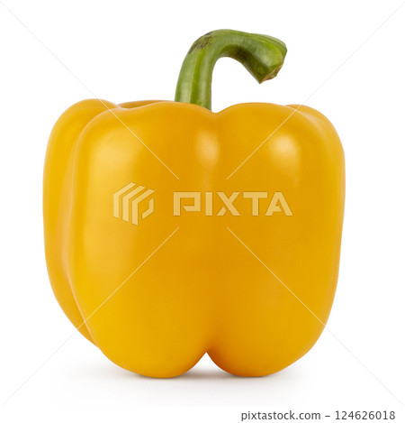Bell pepper on white background 124626018