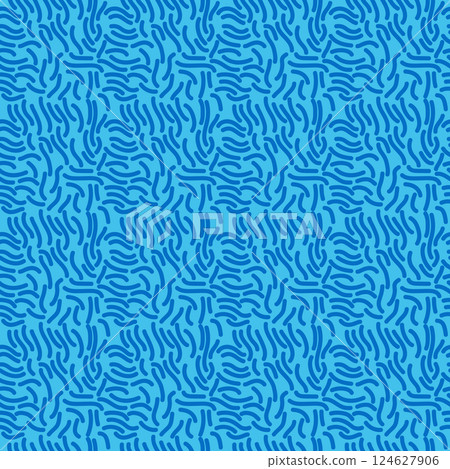 Blue abstract minimal seamless repeat pattern. Blue abstract minimal seamless repeat pattern. 124627906