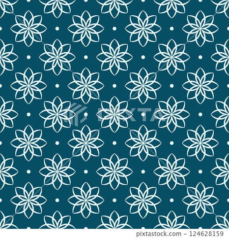 Seamless floral pattern for design. 124628159