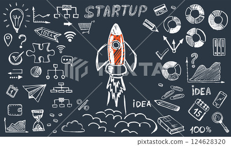 business, icon, vector 124628320