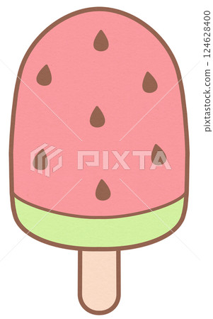 Cute Watermelon Popsicle Summer Element Cute Watermelon Popsicle Summer Element 124628400