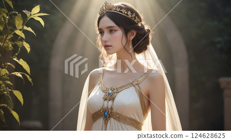 Ancient Greek Goddess 124628625