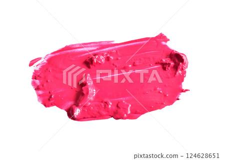 Pink watercolor paint stain Pink watercolor paint stain 124628651
