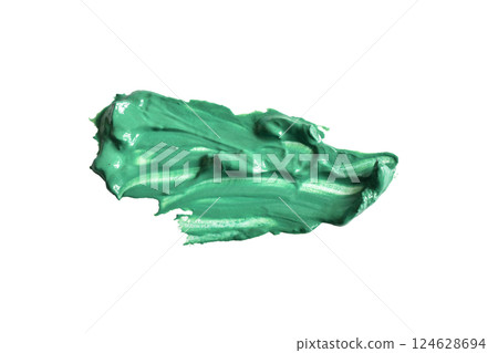 Green watercolor stain Green watercolor stain 124628694