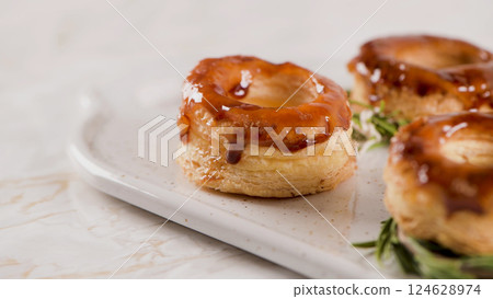 Portuguese pastry Glorias Portuguese pastry Glorias 124628974