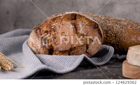 Fresh homemade bread 124629362