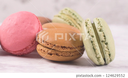 Macaroons cookies dessert 124629552