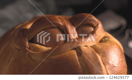 Easter folar with egg Easter folar with egg 124629577