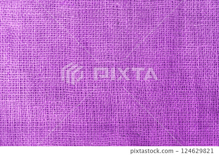 texture fabric burlap for sewing pink background color macro 124629821