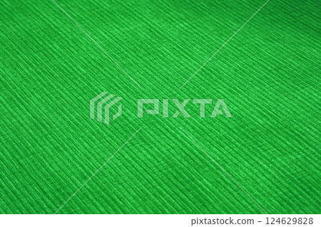 Textured corduroy furniture fabric in green colors 124629828