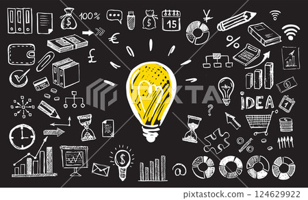 business, vector, icon 124629922