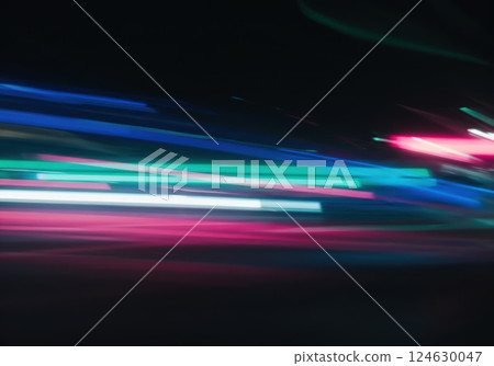 Energetic overlay material with colorful light trails (AI-generated image) Energetic overlay material with colorful light trails (AI-generated image) 124630047