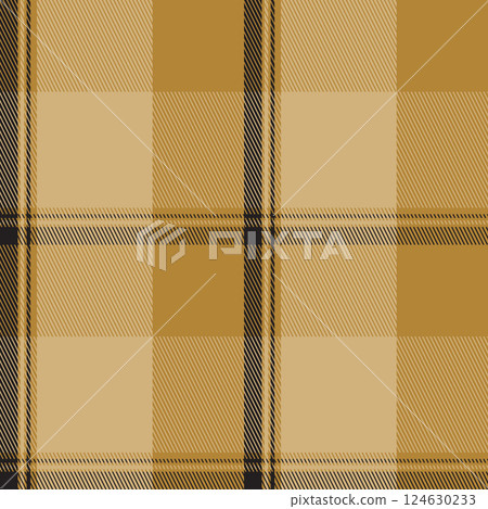 Plaid seamless vector gingham pattern. 124630233