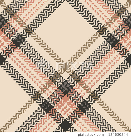 Colored background scottish cage herringbone texture. 124630244