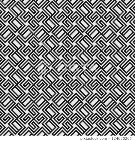 Abstract geometric seamless pattern. 124630265