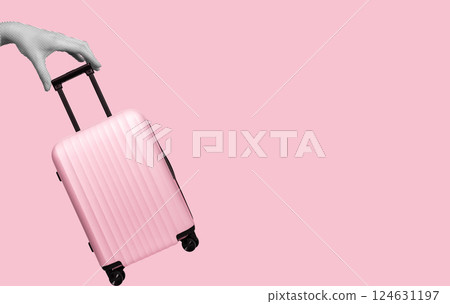 Hand gesture, sign, taking, grabbing, holding something. isolated on white background.. 124631197