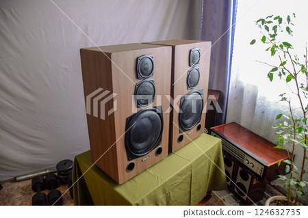 Large Soviet speakers Orbita 35as-016. Vintage 124632735