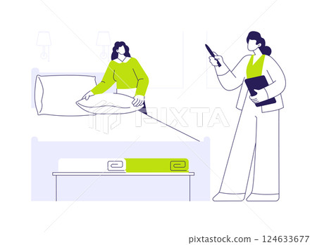 Hotel management abstract concept vector illustration. Hotel management abstract concept vector illustration. 124633677