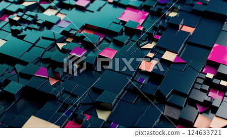 Dynamic Depths: An Abstract Interaction of Geometric Forms 124633721
